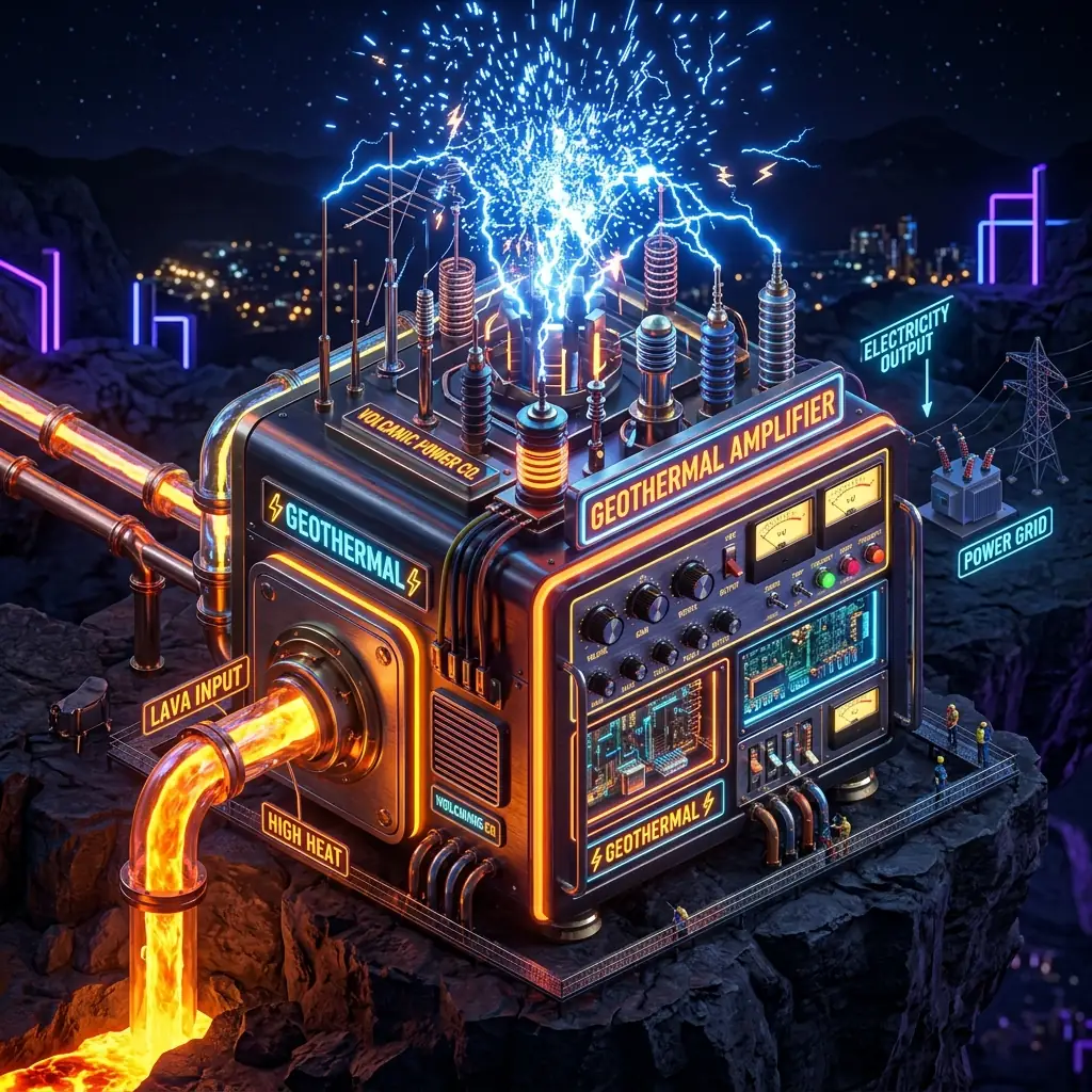 Lava engine generator